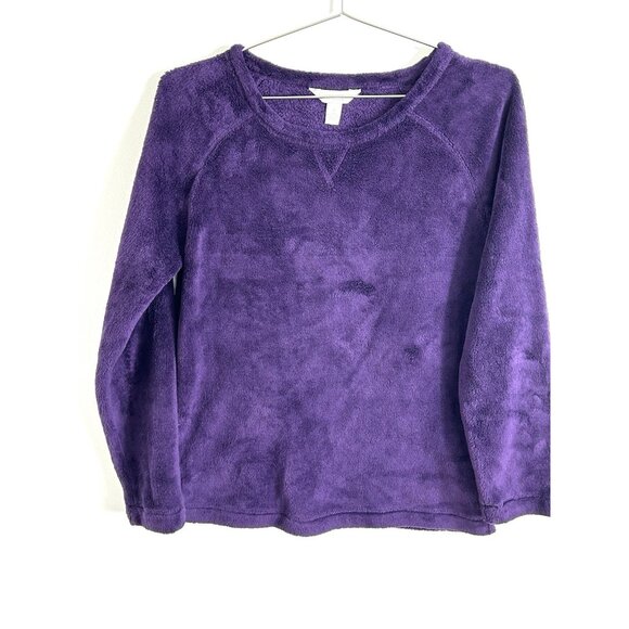 Charter Club Intimates Sweater Womens Size Small Purple Crewneck - Picture 9 of 9